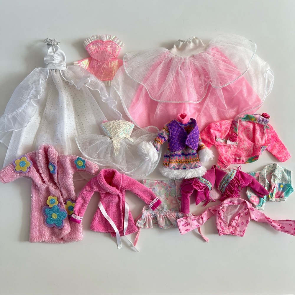 Vintage 90s Barbie doll clothes lot